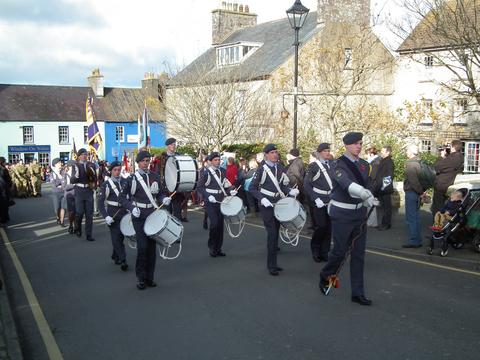 Remembrance Day in St Davids, Pembrokeshire, 2012