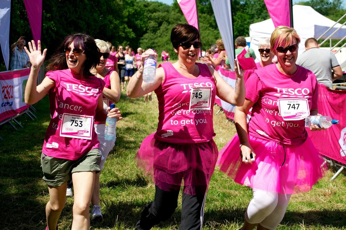 Hundreds were tickled pink at this year's Race for Life