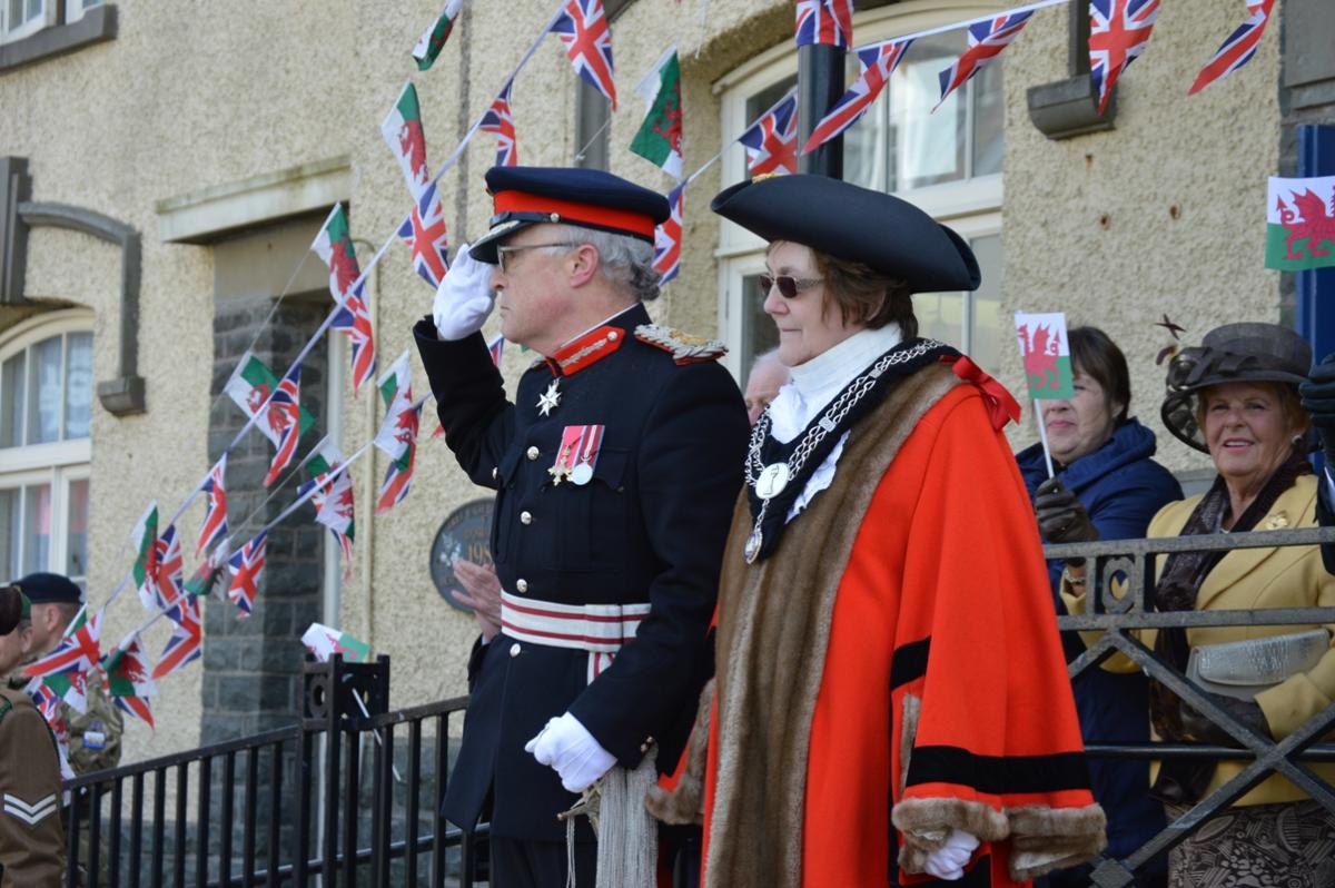 236 Signals Homecoming parade in St Davids. PICTURES: Ceri Coleman-Phillips/Western Telegraph