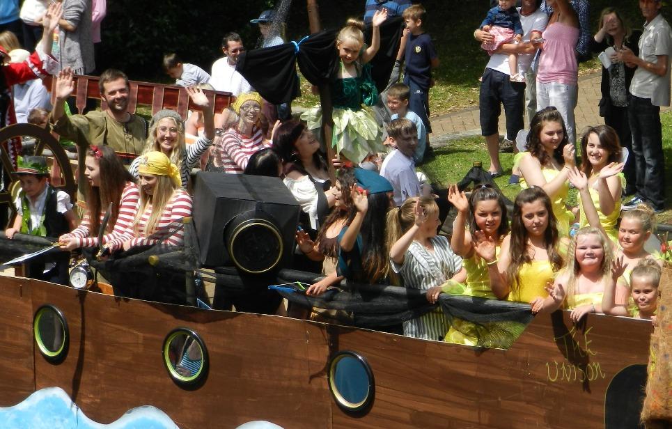 Milford Haven Carnival brought the magic of Hollywood to the streets of the town.