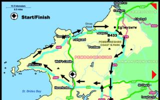 County Run route map