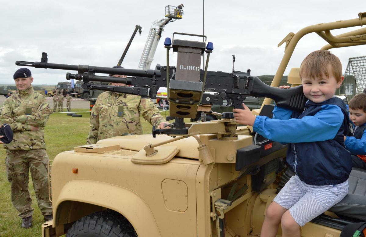 Gabriel Gale gets to grips with the vehicle's weaponry.