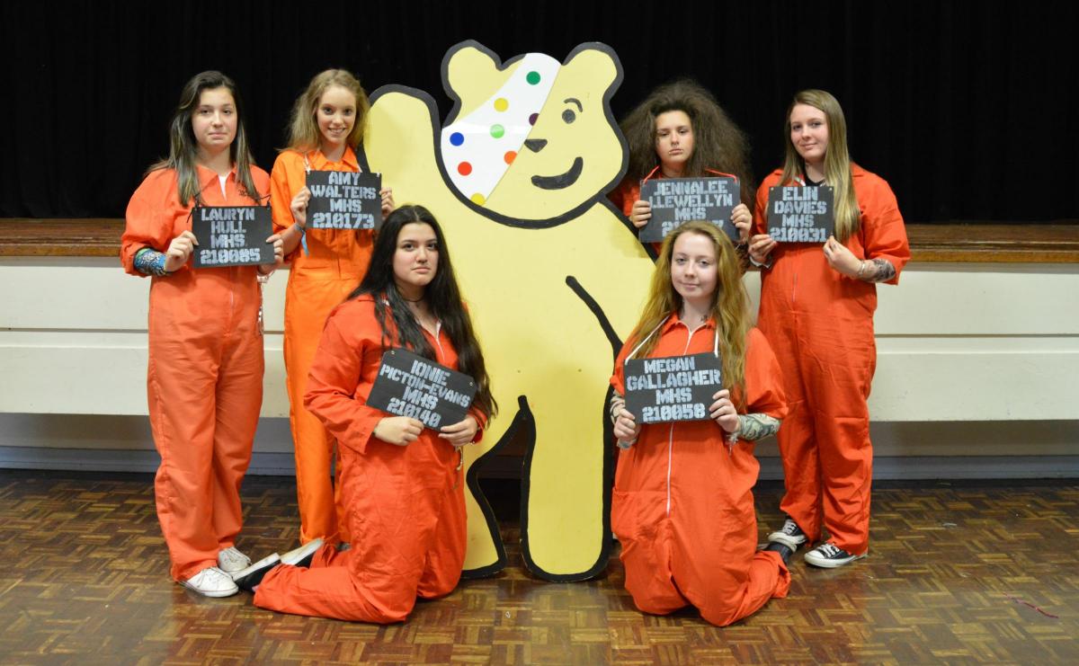 Taking no prisoners were: Lauryn Hull, Amy Walters, Ionie Picton-Evans, Megan Gallagher, Jennalee Llewellyn and Elin Davies
PICTURE: Western Telegraph (46227073)