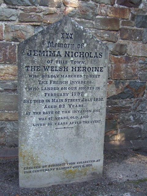 Western Telegraph: Memorial to Jemima Nicholas.  Photo: Natasha Ceridwen of Chroustchoff