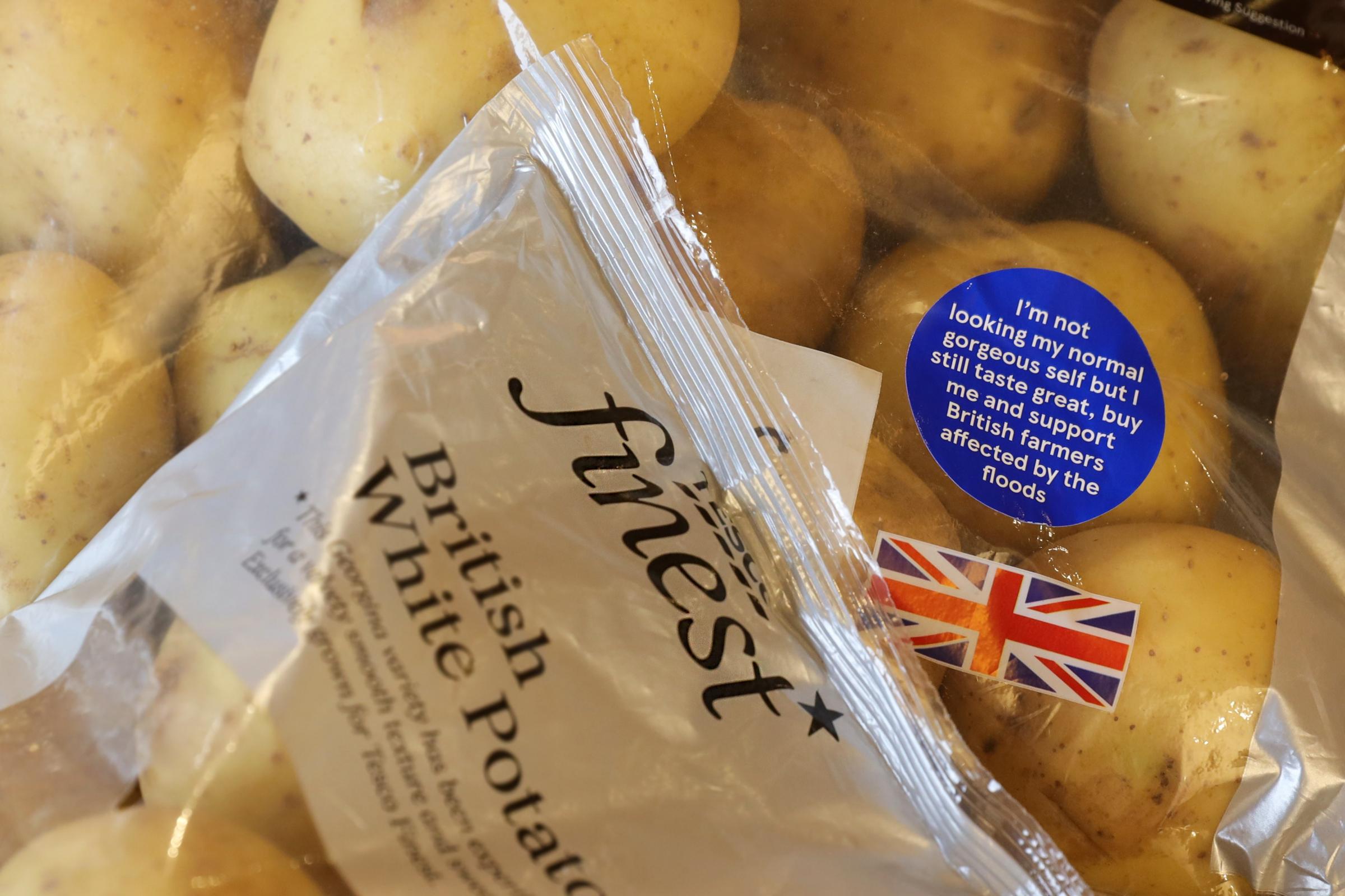 Shoppers urged to buy 'less-than-gorgeous' potatoes from flood-hit producers - Western Telegraph