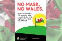 Owen Williams' 'No Mask, No Wales' coronavirus poster that has gone viral.