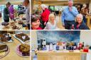Saundersfoot Connect's Macmillan coffee morning at the St Bride's Spa Hotel featured delicious cakes and a variety of raffle prizes donated by local businesses and individuals