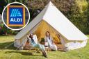 Glam your next camping trip with this incredible bell tent from Aldi (Aldi/PA)