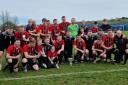 Goodwick United pictured after winning the Manderwood Pembrokeshire League division one title.