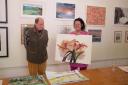 Last year's Fishguard Arts Society Painting Challenge at Picton Castle