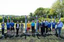 A new outdoor gym and vegetable growing area has been opened in Tenby.