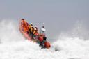 Cardigan and New Quay lifeboats were both launched to rescue the sailor