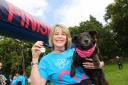 Ruth Langsford and dog Maggie are Memory Walk supporters.