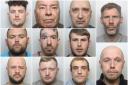 The criminals locked up from around west Wales in August.