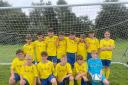 Kilgetty Under 14s are pictured in their Puffin Cottage Holidays-sponsored kit.
