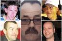 The faces of some of the missing people from West Wales.