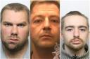 The mugshots of three of the west Wales criminals jailed in November.