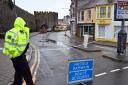 Road closed due to ongoing incident