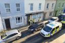 Police and paramedics were called to a property at Upper Market Street, Haverfordwest,  on the morning of January 10.