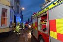 Firefighters were called to the Royal Lion Hotel in Tenby.