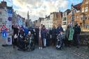 The Portfield School group is pictured on the November visit to Bruges.