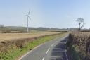 Plans to replace a wind turbine near Sageston with on nearly 100 foot taller are expected to be refused.