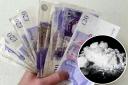 A cocaine dealer has been ordered to pay back almost £1,000.