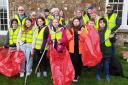 Residents picked eight sacks of litter during the inaugural community litter pick.