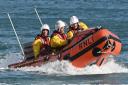 Tenby Inshore Lifeboat was launched to rescue the man.