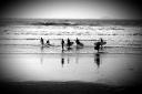 Whitesands surfers taken by Camera Club member Natalie John Sharp