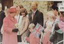 The Queen at Solva Harbour in 1995. Picture: Western Telegraph archives