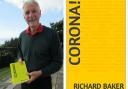 Richard Baker (L with book) has released paperback novel Corona!