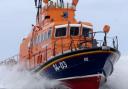Fishguard lifeboat was launched to a yacht in trouble. Picture: RNLI