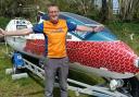 Adrian and his boat are now both in the Canaries where they will soon set off from to row the Atlantic