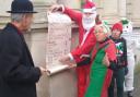 Cardigan XR dressed as Elves, a polar bear, Santa and a bank manager took to the streets in Cardigan