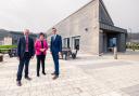 Amongst the first visitors to the project were Wales' deputy minister for arts and sport, Dawn Bowden and Carmarthenshire County Council's cabinet member for tourism, Cllr Gareth John.