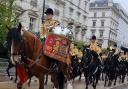 Major Apollo takes centre stage during the coronation procession of King Charles III.