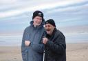 Alan, who has sight loss, looks forward to his regular beachside walks with Peter, a trained My Sighted Guide.