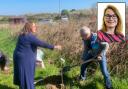 The family and friends of Ros Jervis launched the Coetir Enfys Ros tree planting scheme in her memory.