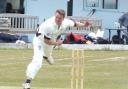 David Dunfee took six wickets for Llechryd Seconds