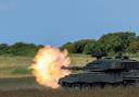 Tanks carry out live firing exercises at Castlemartin. Picture: MOD