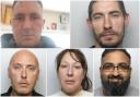 Jamie Langridge, Lee Lawton, Zamurd Hussain, Lynne Leyson, and Gary Blount have been jailed recently.