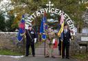 An Armistice Day service was held at Pembroke Dock's military cemetery
