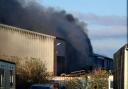 A fire has broken out at a unit at Waterston Industrial Estate.