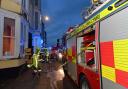 Firefighters were called to the Royal Lion Hotel in Tenby.