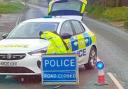The A40 was closed after the three car crash.