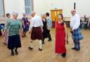 Scottish Country Dancers at a recent event in Whitland.