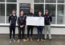 Saundersfoot Cricket Club received the donation from Persimmon Homes