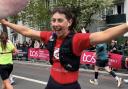 Terrie Savage ran the London Marathon and has raised £13,000 which will be split between two charities