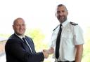 Dafydd Llywelyn spoke with chief constable Dr. Richard Lewis about his plans for the new term as Police and Crime Commissioner